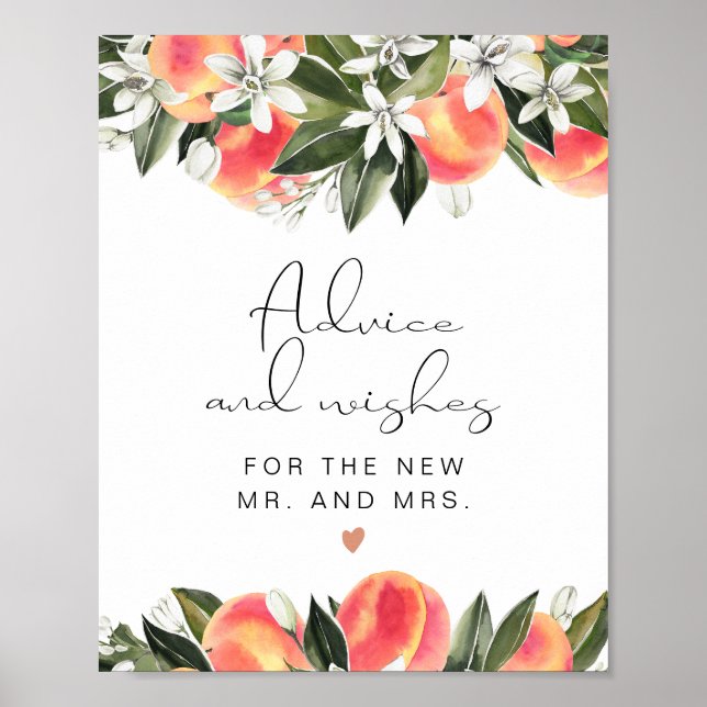 Poster Sinal de Pêssego e Desejo SAVANNAH (Frente)