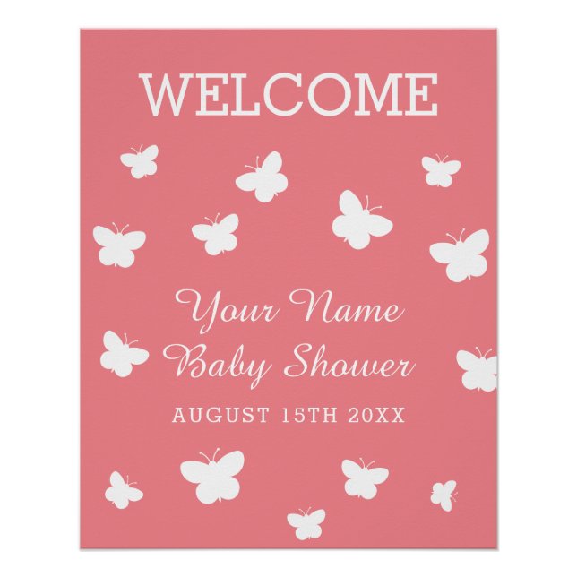 Pôster Sinal de poster de boas-vindas para o chá de frald (Frente)