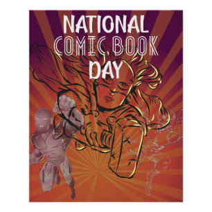 Pôster Sinal de Poster do Dia Nacional do Livro