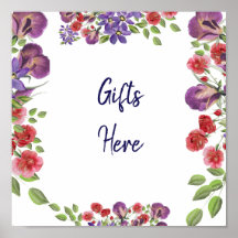 Sinal de presentes aqui