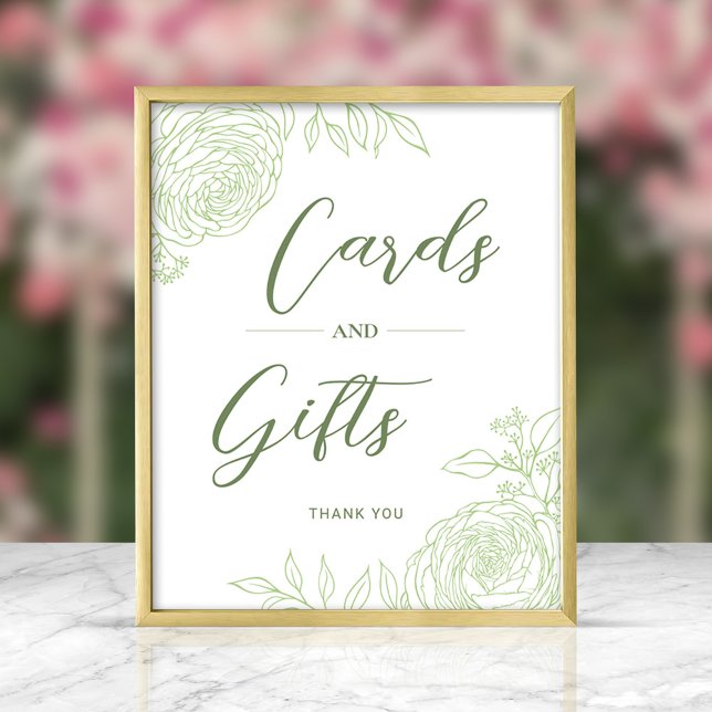 Poster Sinal de presentes e placas de linha aleatória (Criador carregado)