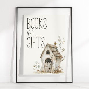 Poster Sinal de presentes nos livros de Chás de fraldas d