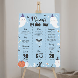 Poster Sinal de primeiro aniversario Fantasma