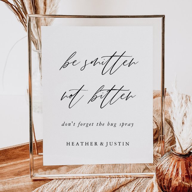 Poster Sinal de Pulverização de Inseto de Casamento de Ca (Criador carregado)