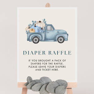 Poster Sinal de Raffle da Fralda de Bompkin