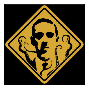 Pôster Sinal de rua Lovecraft