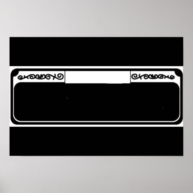 Pôster Sinal de Rua vazio, Templet French Quarter (Frente)