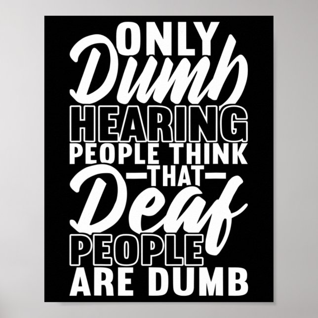 Poster Sinal de Sinal Americano Sensibilização para o Sur (Frente)