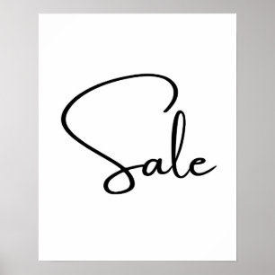 Poster Sinal de Venda Grande, Venda Boutique