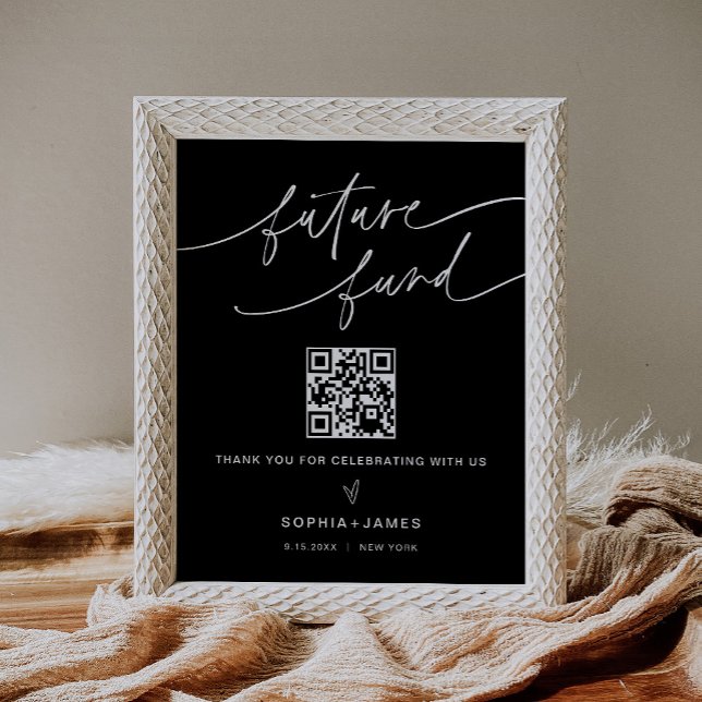 Poster Sinal de Venmo do Fundo NOIR Futuro (Criador carregado)