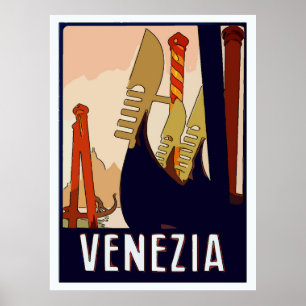 Pôster Sinal de Viagem de Veneza