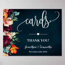 Poster Sinal de Vinho Azul Casamento Despedida de Solteir