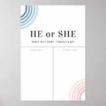 Sinal de Voto do Arco-Íris Azul ou Rosa