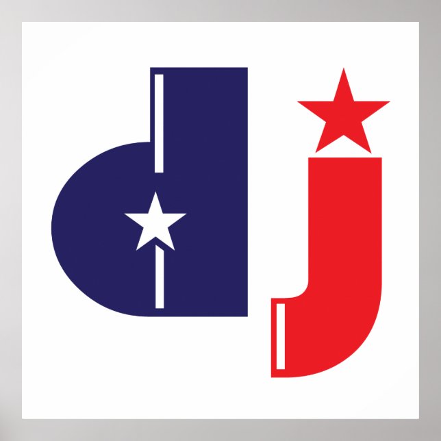 Poster sinal DJ (Frente)