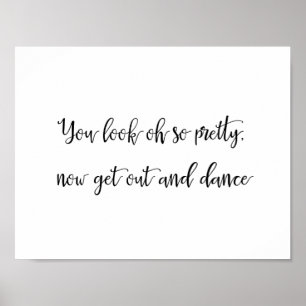 Pôster Sinal do banheiro de casamento Senhoras