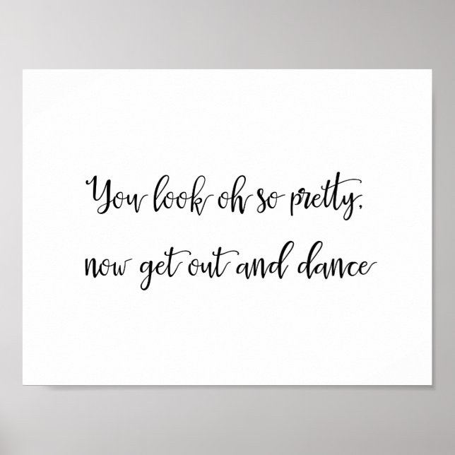 Pôster Sinal do banheiro de casamento | Senhoras (Frente)