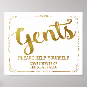 Pôster Sinal do banheiro dos dentes - Sinal do cesto dos 