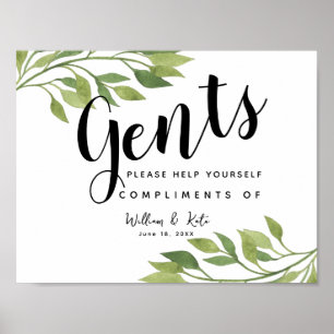 Pôster Sinal do local de repouso dos senhores -