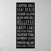 Sinal do metrô de Seattle