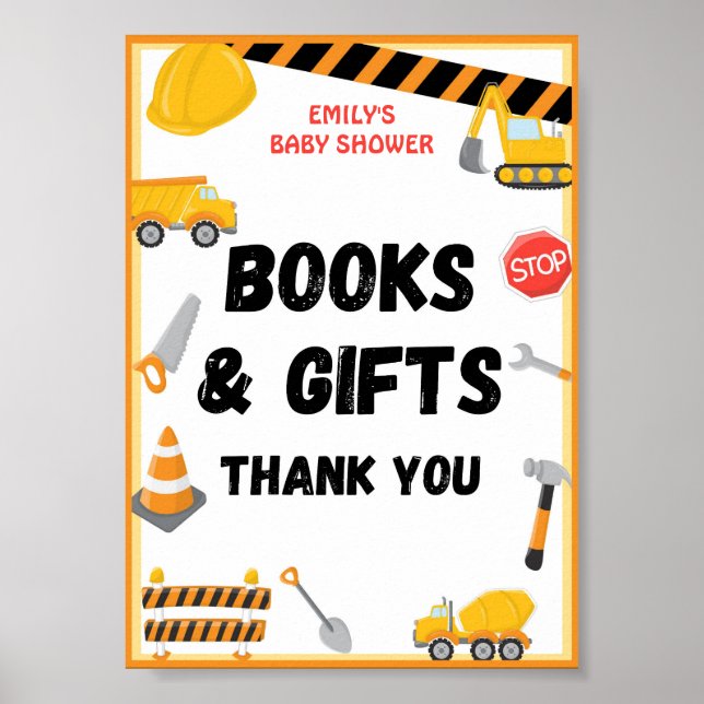 Poster Sinal do Partido da Construção, Aniversário, Chá d (Frente)