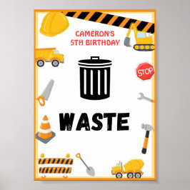 Poster Sinal do Partido da Construção, Aniversário, Pos C