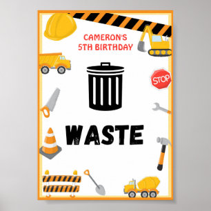 Poster Sinal do Partido da Construção, Aniversário, Pos C