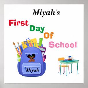 Poster Sinal do Primeiro Dia da Escola