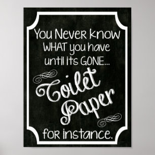 Poster Sinal do quadro do humor do banheiro