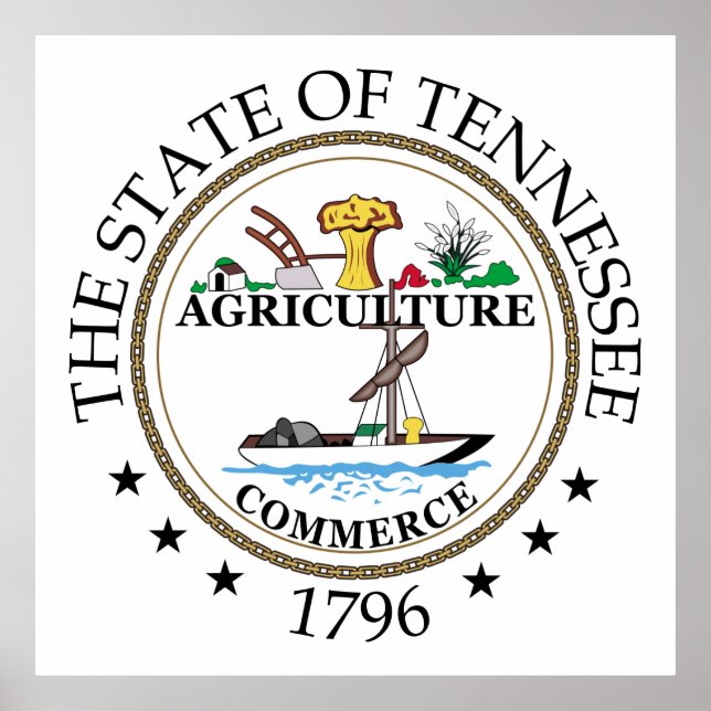 Poster Sinal do Tennessee (Frente)