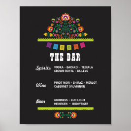 Pôster Sinal Fiesta Do Chá de casamento De Evento Do Part