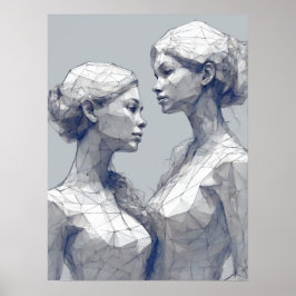 Poster Sinal Gemini Zodiac