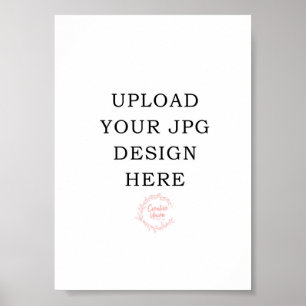 Poster Sinal impresso 5x7