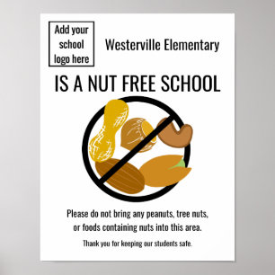 Poster Sinal personalizado da escola livre da porca com