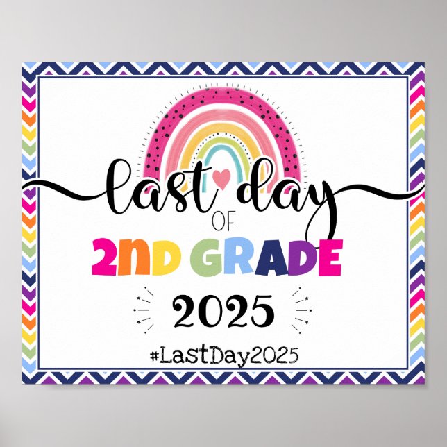 Poster sinal prop do último dia do segundo (Frente)