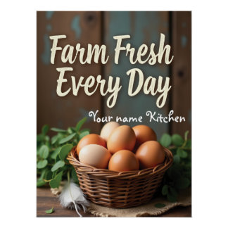 Pôster Sinal Russo de Ovos Personalizado