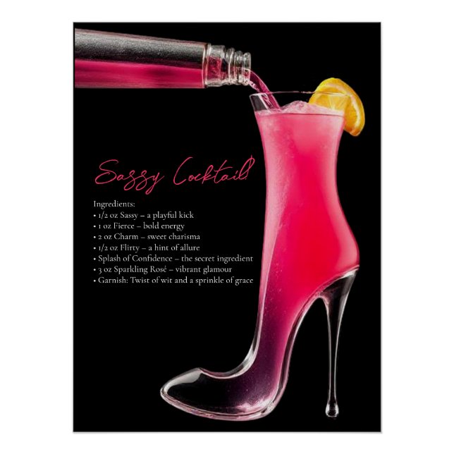 Pôster Sinal Stiletto e Bar (Frente)