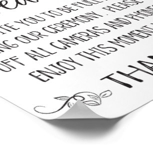 Poster Sinal Wedding desconectado, Printables Wedding "