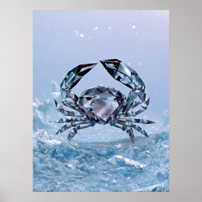 Poster Sinal Zodiac cancer (Frente)