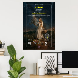 Poster Sinal Zodíaco de Virgem