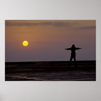 Pôster Sinalização da tripulação de Marinho USS no transp