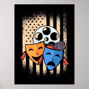 Poster Sinalizador América do Ator de Teatro