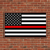 Sinalizador Americano Thin Red Line