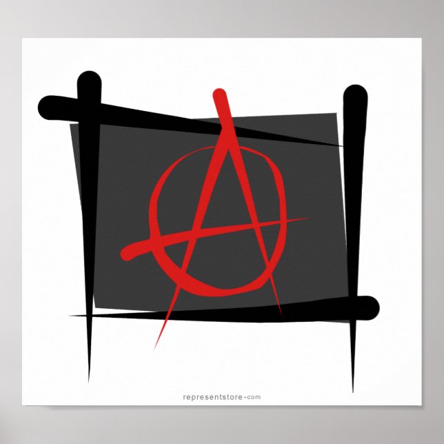 Poster Sinalizador Anarchy Brush (Frente)
