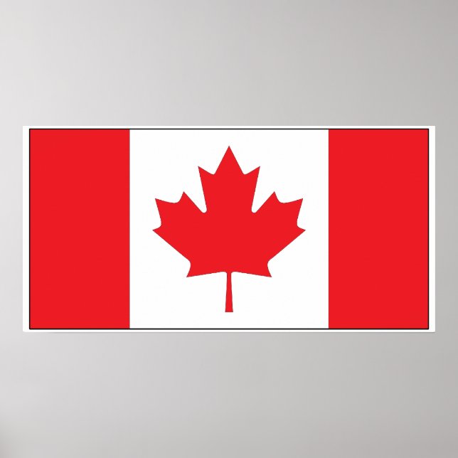 Pôster Sinalizador Canadá (Frente)