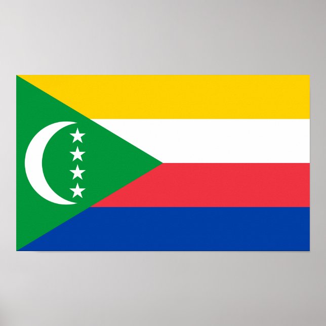 Poster Sinalizador Comores (Frente)