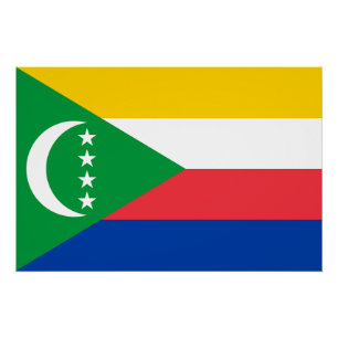 Pôster Sinalizador Comores