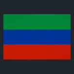 Pôster Sinalizador Daguestan<br><div class="desc">Bandeira Patriótica do Daguestão.</div>