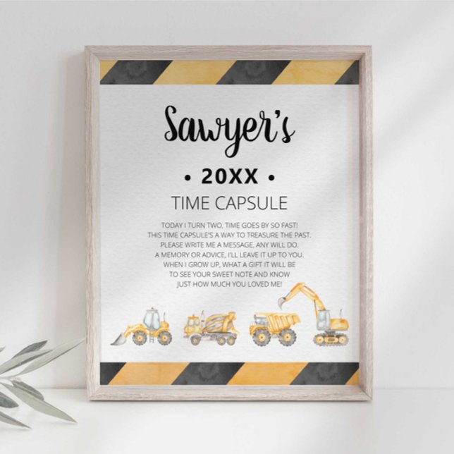 Poster Sinalizador de Cápsula de Tempo de Caminhão de Con (Criador carregado)