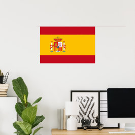 Poster sinalizador de espanha