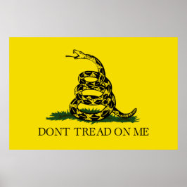 Poster Sinalizador de Gadsden (Não Passe em Mim) (Sinaliz